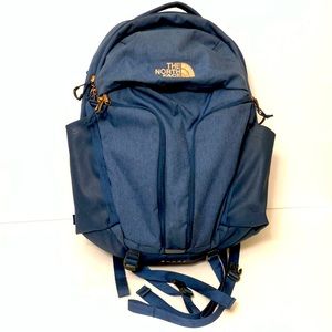 The North Face Surge Backpack Womens Blue FlexVent - Padded Travel Laptop Case